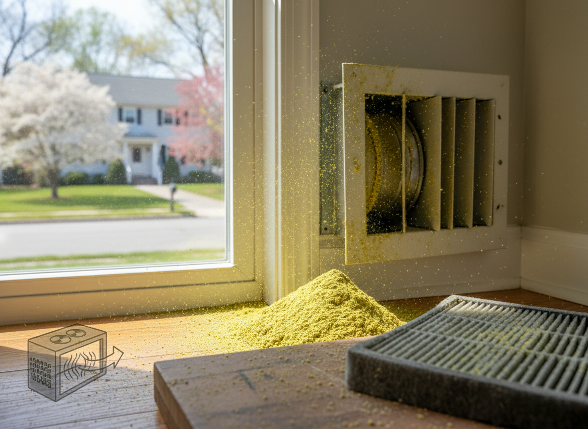 Spring Pollen and Its Impact on Bridgewater HVAC Systems